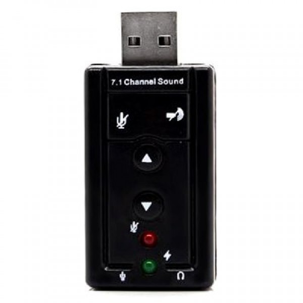 SOMAKE Virtual Surround 7.1 Channel USB 2.0 Sound Card