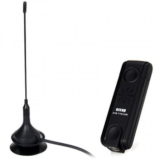 DVB-T USB 2.0 HDTV DongStick Receiver +Antenna Support FM / DAB
