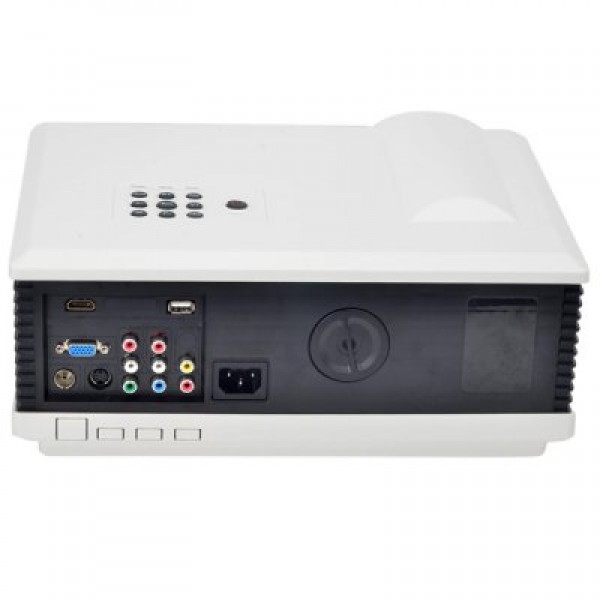 PH580S 1280 x 800 Native Resolution 220 Lumens Home Education Business LCD Projector with HDMI TV AV VGA USB Slot - US Plug