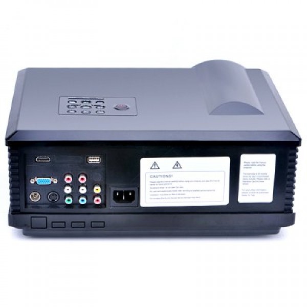 PH580+LCD 3200 Lumens 1280 x 800 ResolutionD Hometheater Projector Support HDMI USB TV AV VGA - EU Plug