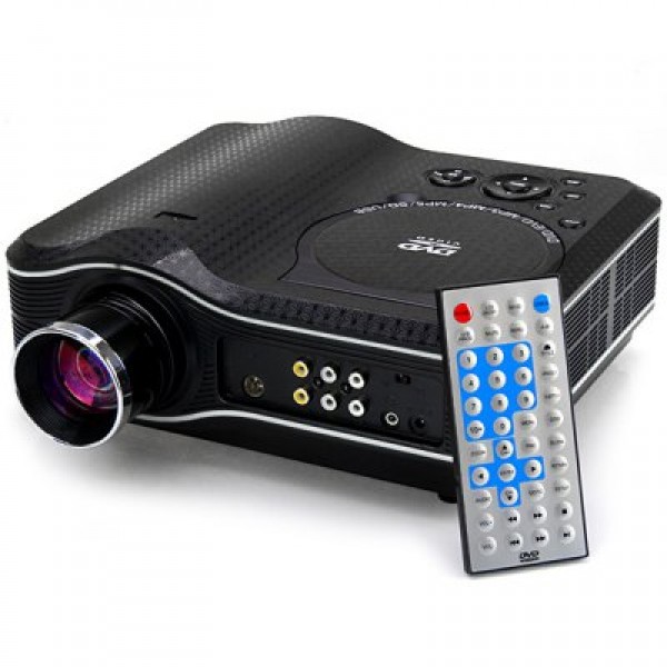  -388 80 Lumens 800 x 600 Native Resolution Projector with DVD EVD MP3 MP4 MP5 Input