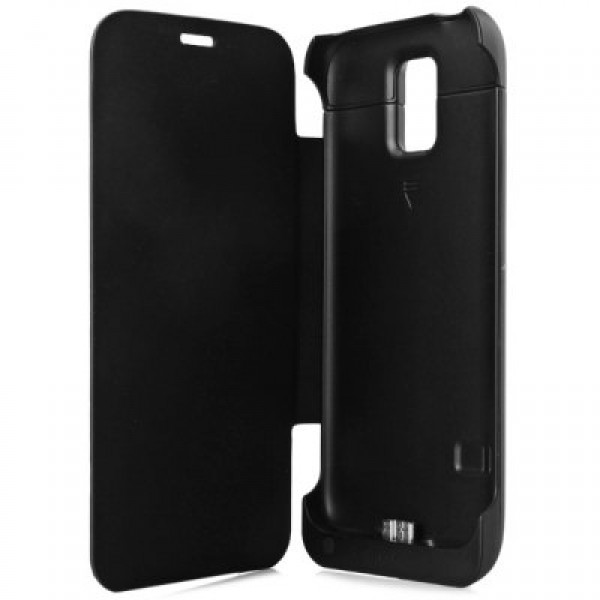 High Quality 3200mAh Backup MobiPower Bank Battery Case Cover with Stand for i9600 SM-G900