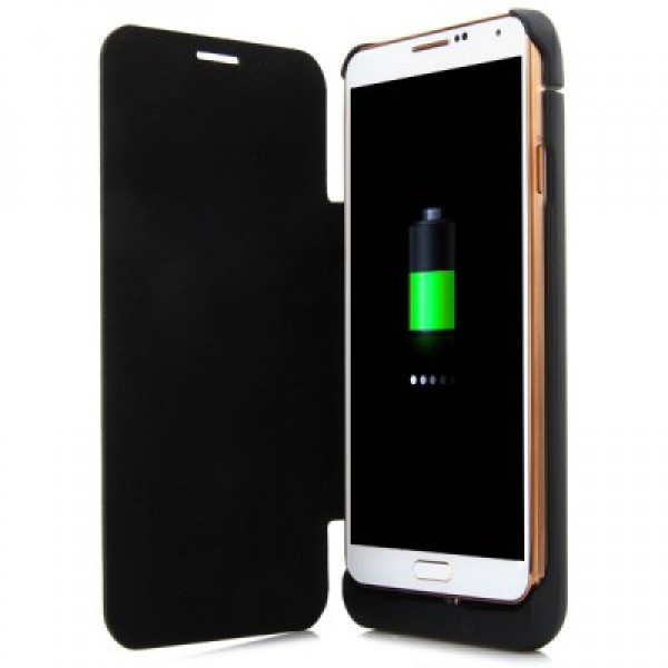 High Quality 4200mAh Backup MobiPower Bank Battery Case with Stand andD Light for Note 3 N9006