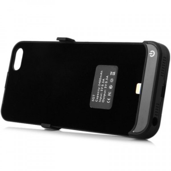 High Quality 2400mAh Backup MobiPower Bank Battery Back Case Cover for