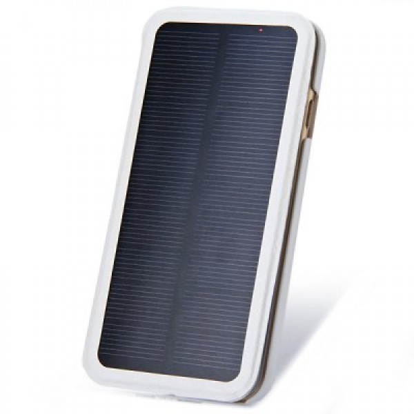 High Quality 2800mAh Backup MobiPower Bank Battery Case Built-in Solar Charger Panel for- 4.7 inches
