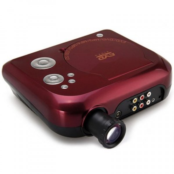  -288 D Projector 40 Lumens 480 x 320 Native Resolution with DVD Player for Home Business Education