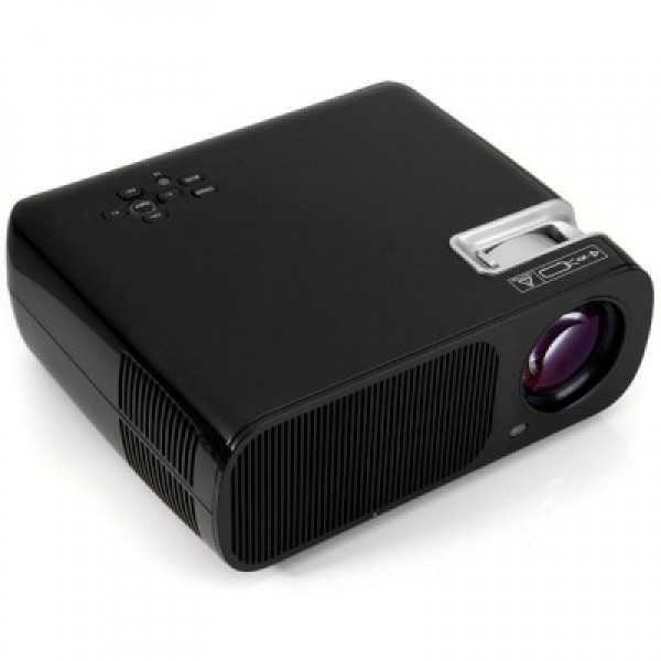 BL-02 Full Function 2600 Lumens 800 x 480 Native Resolution LCD Projector with Focusing Handfor Home / Business / Education ( AC 110-240V )