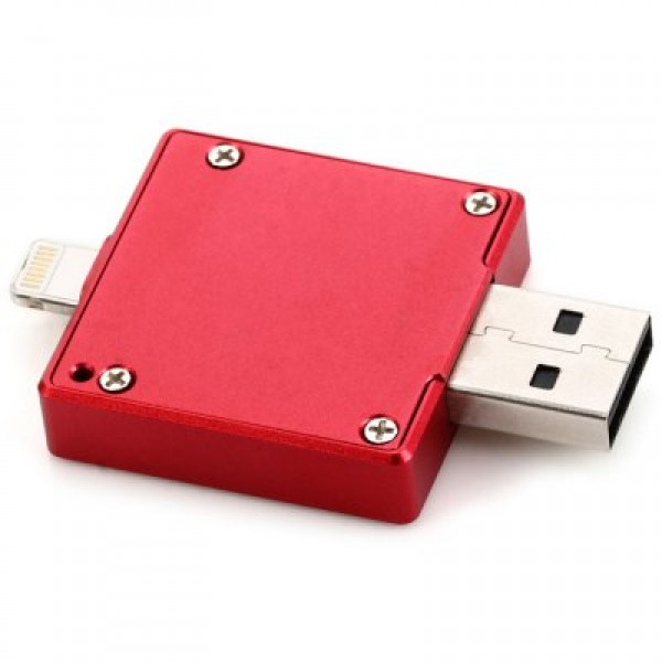 2 in 1 16GB USB 3.0 i-Flash Drive with Square Body / 8Pin Interface for / Computer