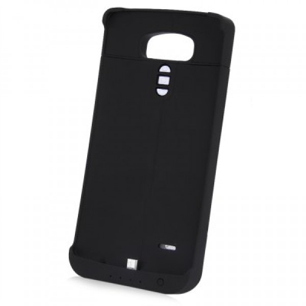 3800mAh Backup Power Bank Phone Back Cover Case Battery with Power Indicator Light for