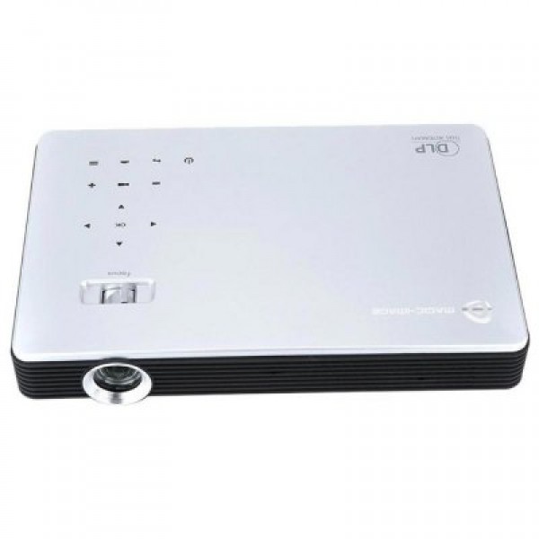 M1 Android 4.4 DLP Projector 1GB 8GB 1000 Lumens 1280 x 800 Pixels WiFi Bluetooth HDMI Connectivity Support Shutter 3D DLNA