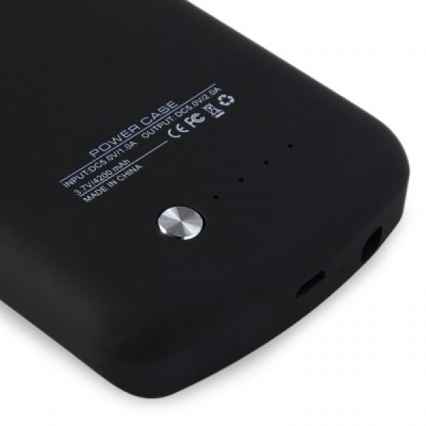 4200mAh RechargeabBattery Case for